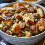 Slow Cooker Sausage Stuffing