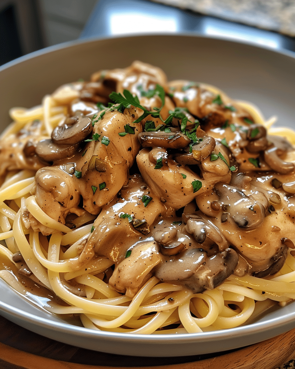 Chicken Marsala Pasta