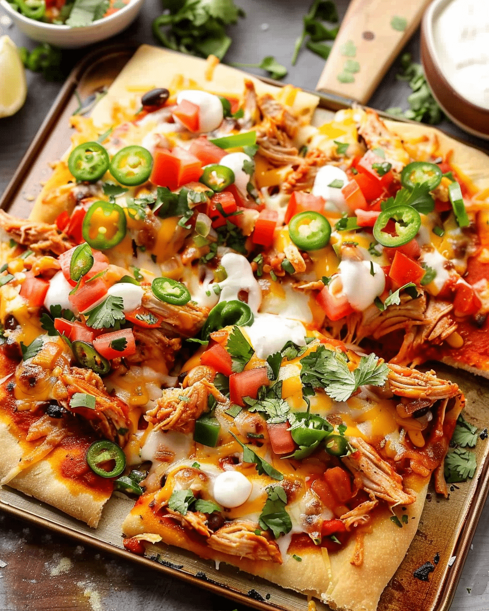 Chicken Taco Pizza