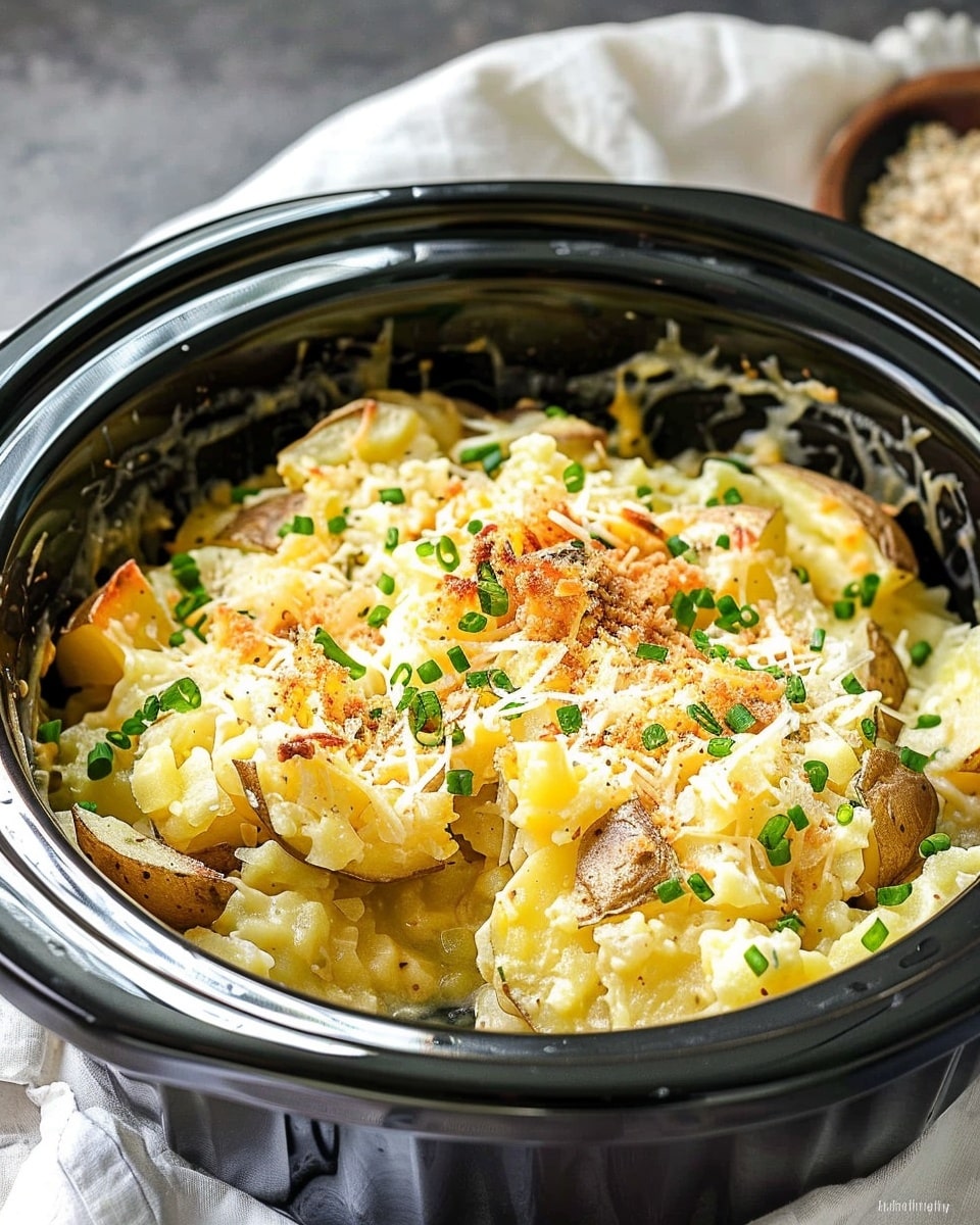 Crockpot Cheesy Potatoes