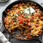 Ground Beef Burrito Skillet
