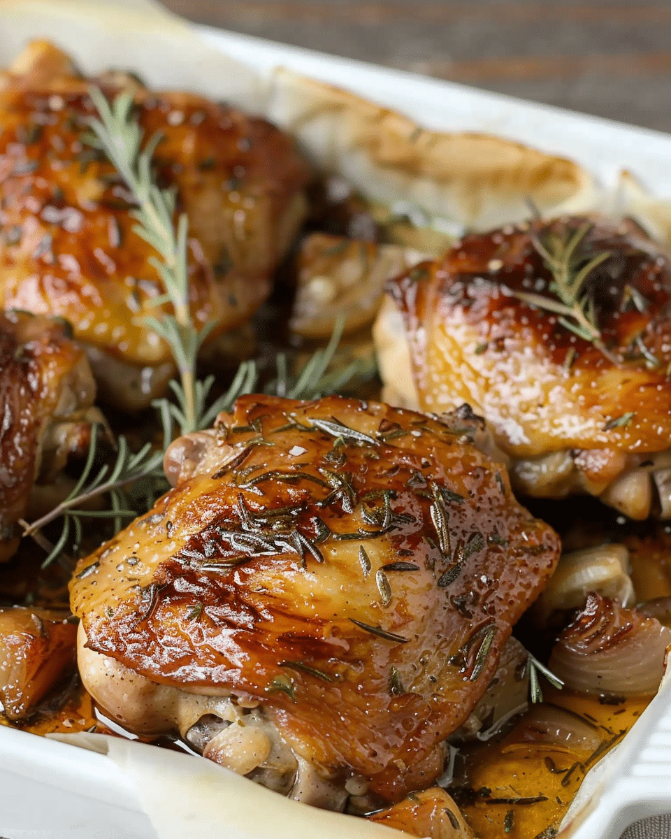 Rosemary and Thyme Chicken Thighs