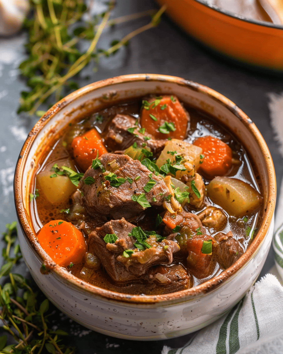 Slow Cooker Guinness Beef Stew