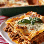 Homemade Lasagna with Ricotta Cheese