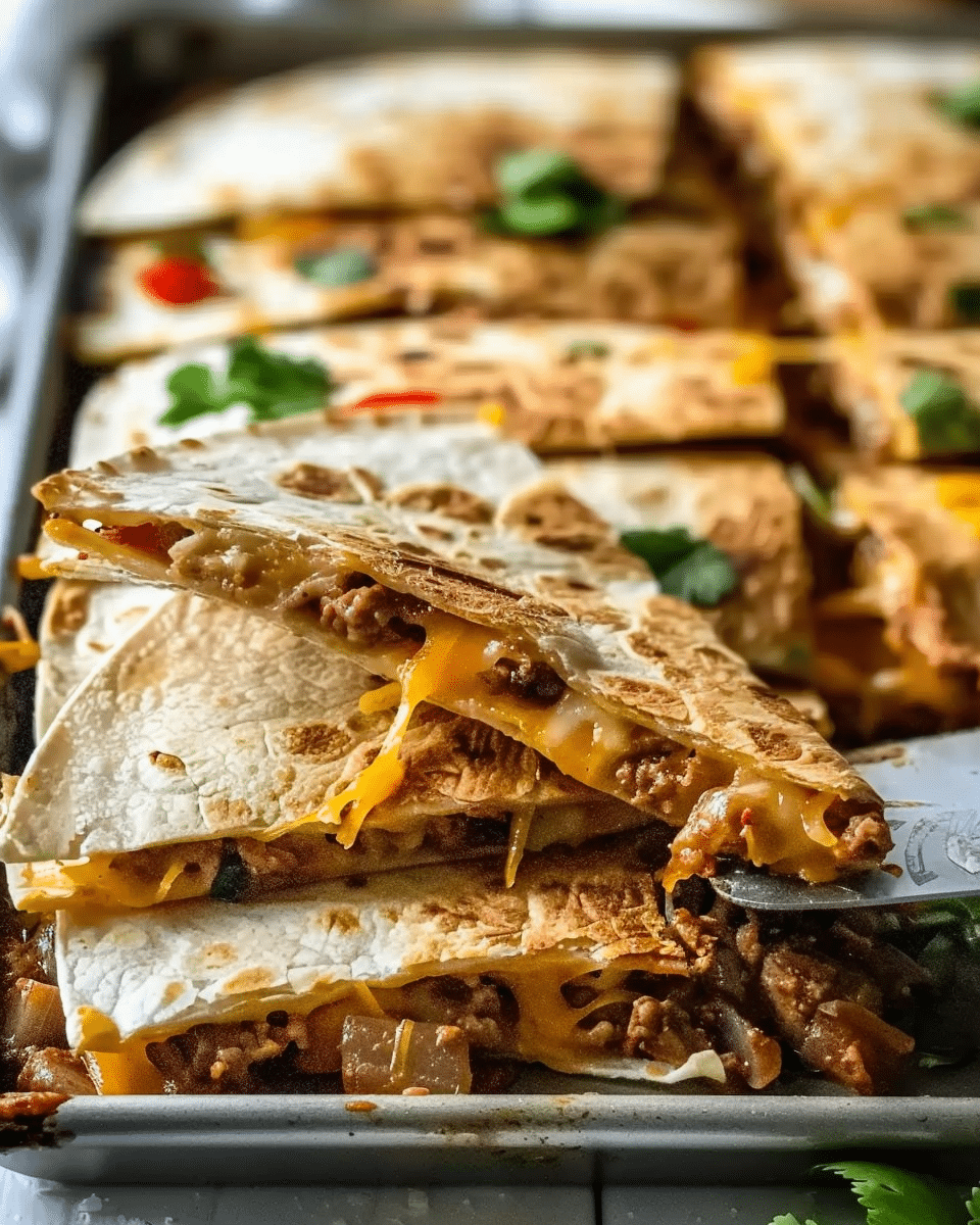 Easy Sheet Pan Quesadillas