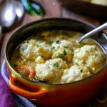 Hatch Green Chile Chicken and Dumplings Soup