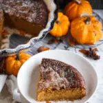 Persimmon Pumpkin Pudding Cake