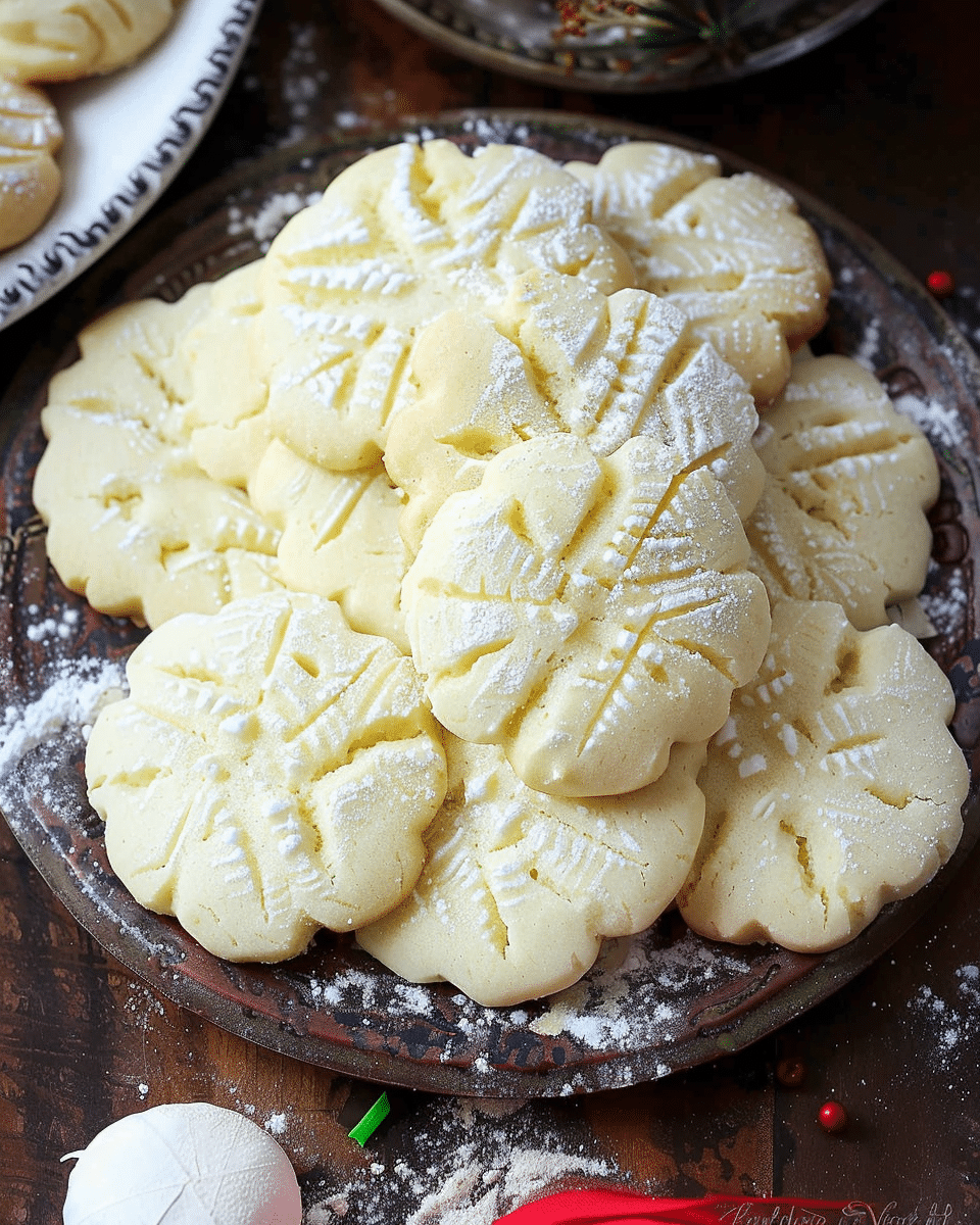 Whipped Shortbread Cookies