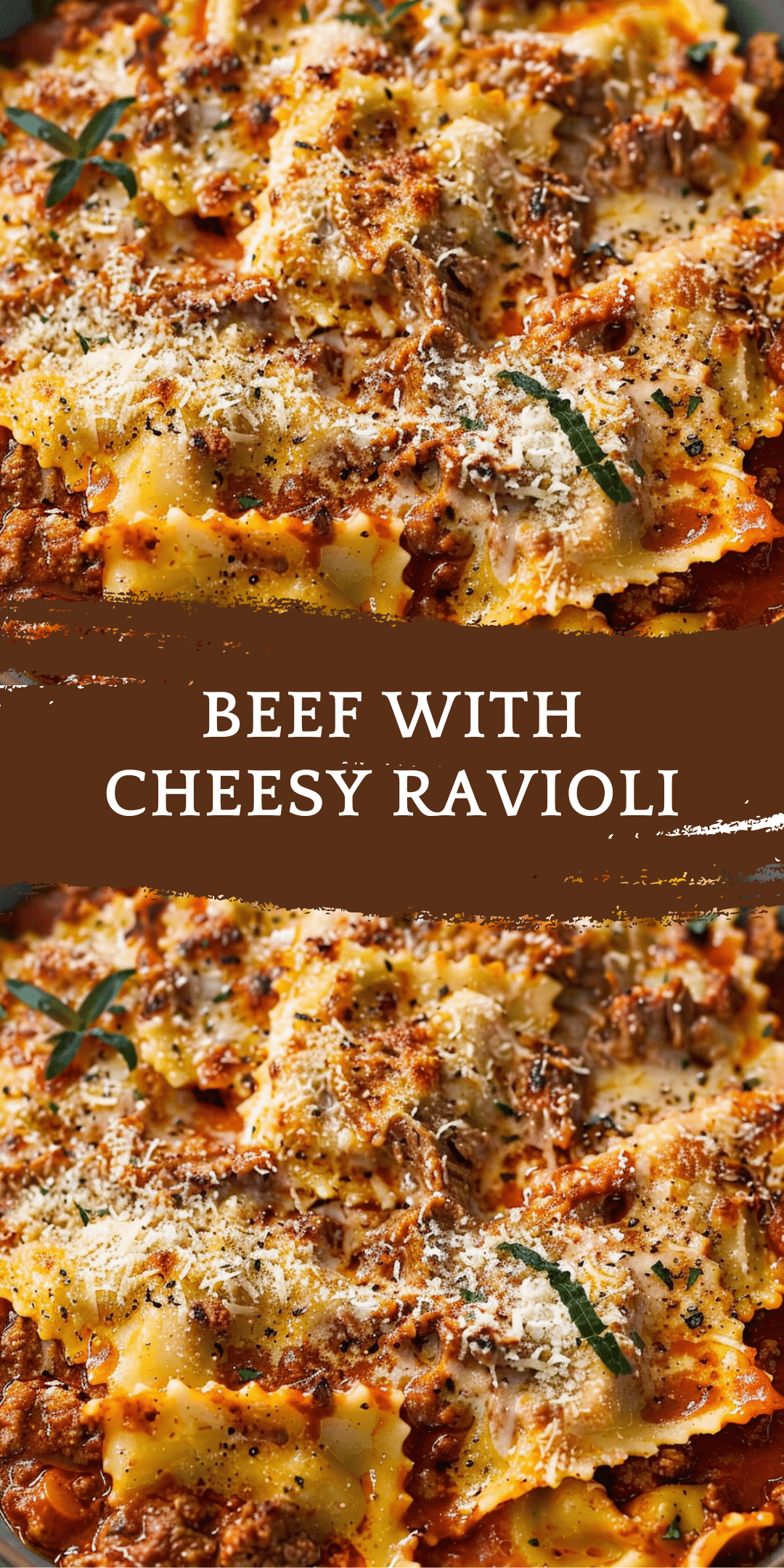 Beef with Cheesy Ravioli | TheFamilyCooking