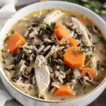 Autumn Wild Rice Soup with Turkey