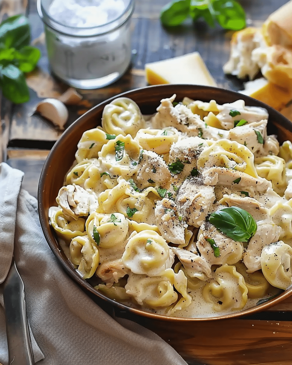 Chicken Tortellini Alfredo