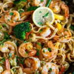 Cajun Shrimp Pasta with Lemon and Veggies