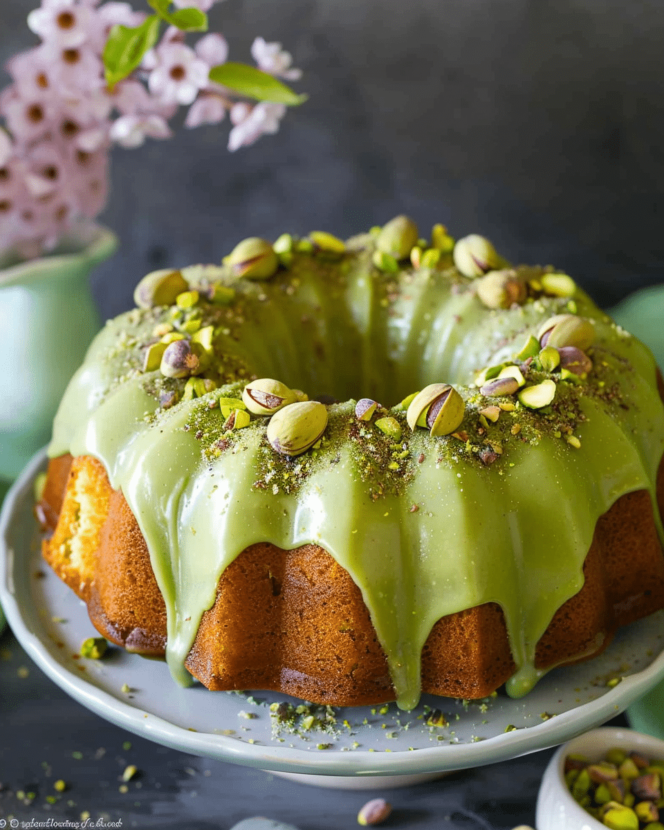 Pistachio Bundt Cake