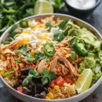 Slow Cooker Chicken Burrito Bowl