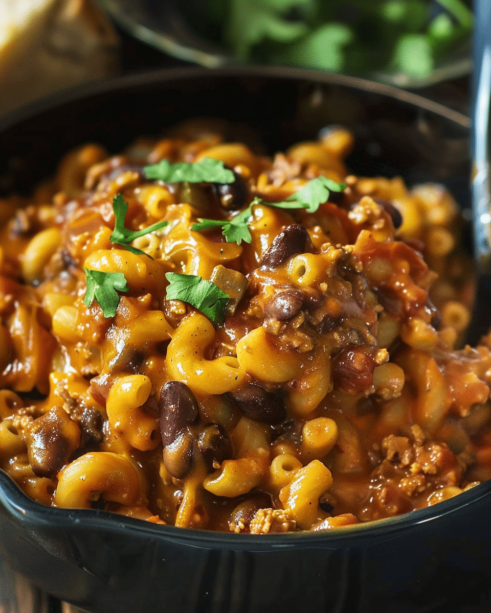 Slow Cooker Chili Mac