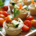 Veggie Cups with Hummus