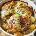 Chicken and Potatoes in a Creamy Sauce