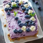 No Bake Blueberry Cheesecake