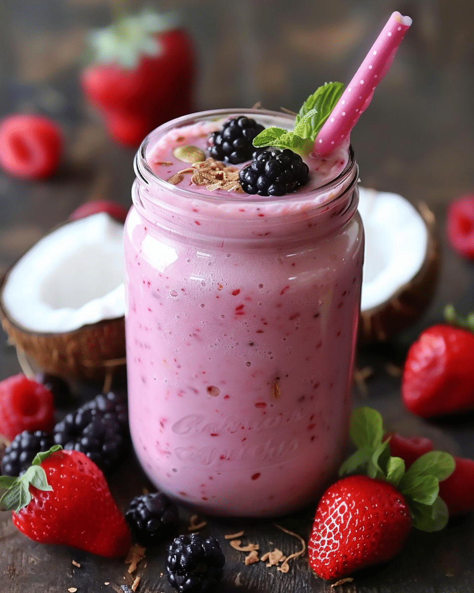 Coconut Berry Smoothie