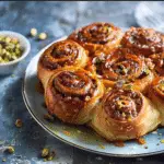 Sticky Buns with Apricot and Pistachio