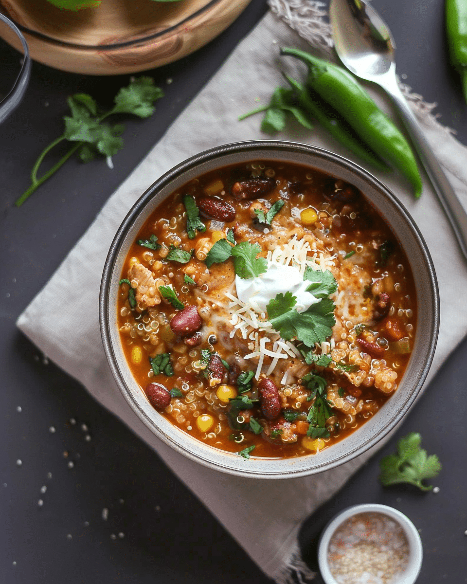 Chicken Quinoa Chili Recipe
