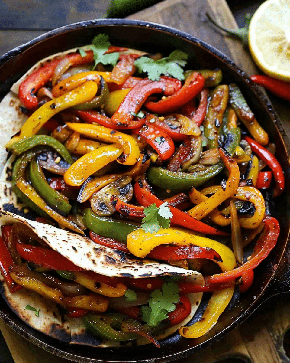 Finger-Licking Veggie Fajitas