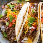 Slow Cooker Pulled Beef Tacos