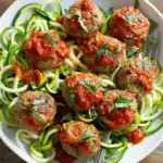 Turkey Meatballs with Zucchini Noodles