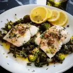 Baked Cod with Lemon and Herbs