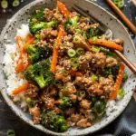 Ground Turkey Teriyaki Stir Fry