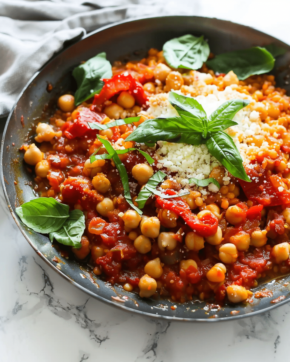 Mediterranean Chickpea Skillet
