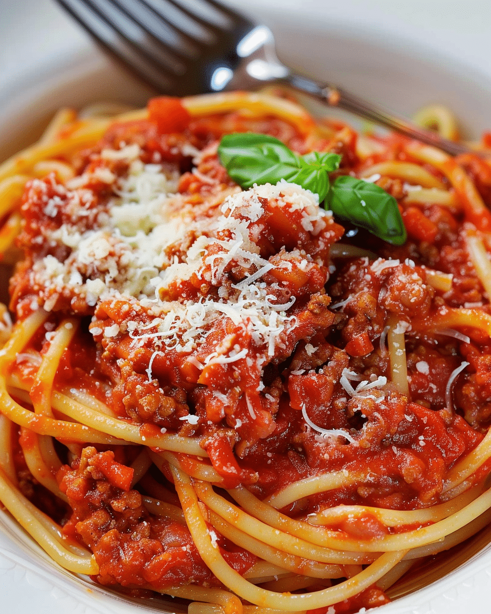 Mom's Homemade Spaghetti