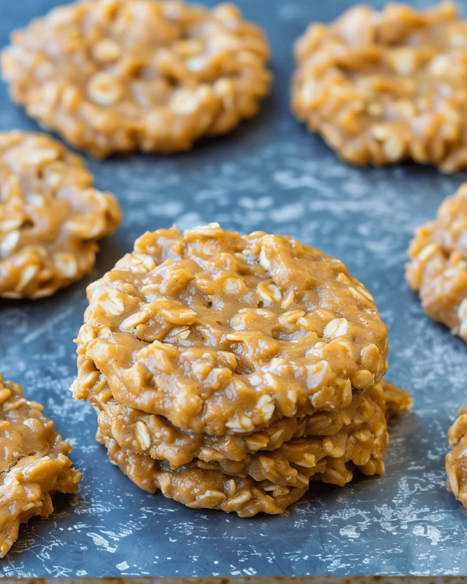 Peanut Butter No Bake Cookies