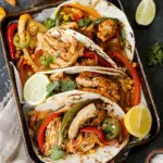 Sheet-Pan Poblano & Corn Chicken Fajitas