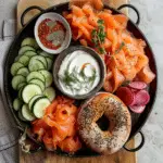 Smoked Salmon Bagel Board