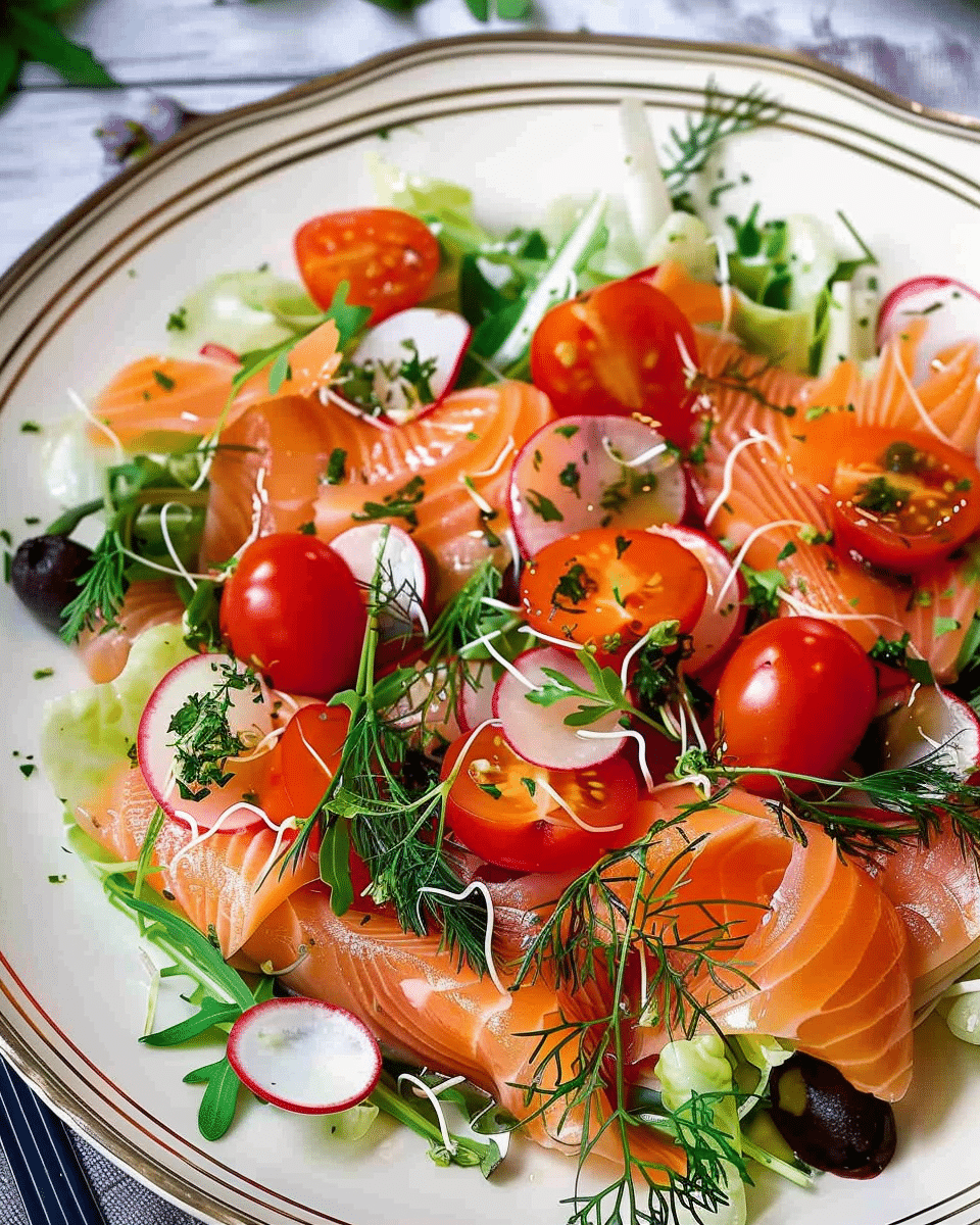 Smoked Salmon Salad