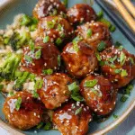Asian Glazed Turkey Meatballs