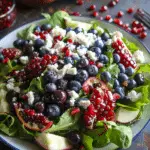 Blueberry Pomegranate Feta Salad