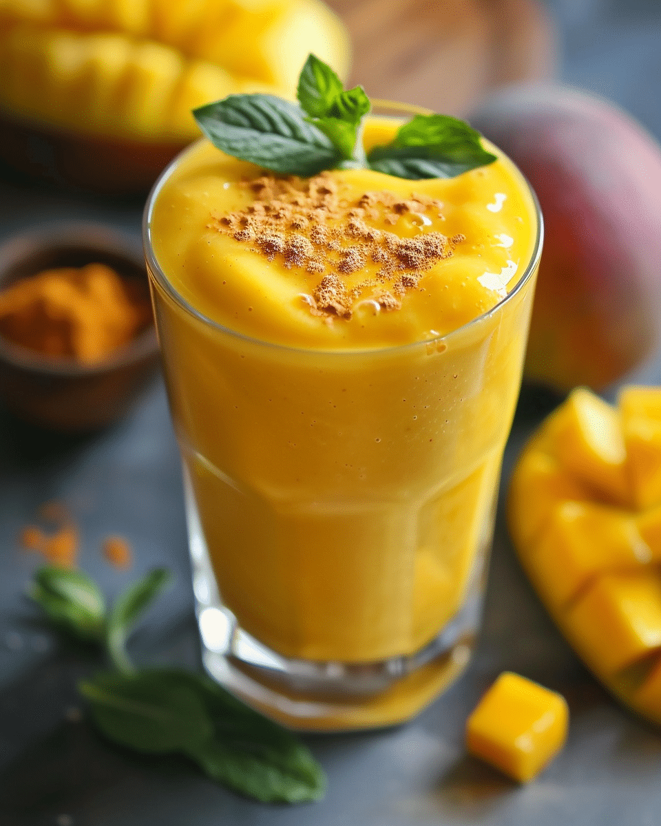 Spiced Mango Smoothie