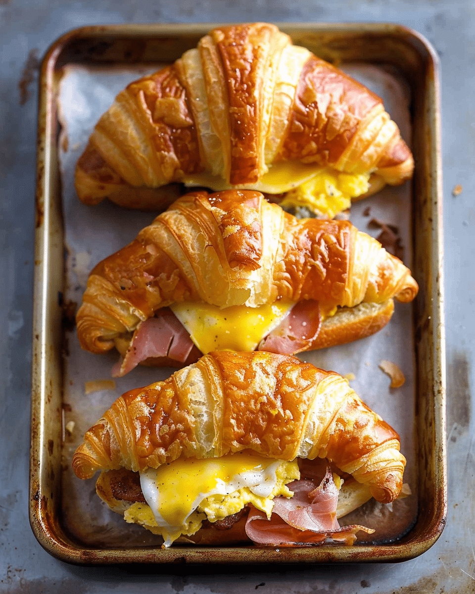 Croissant Breakfast Sandwiches