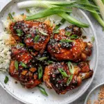 Air Fryer Asian Glazed Boneless Chicken Thighs