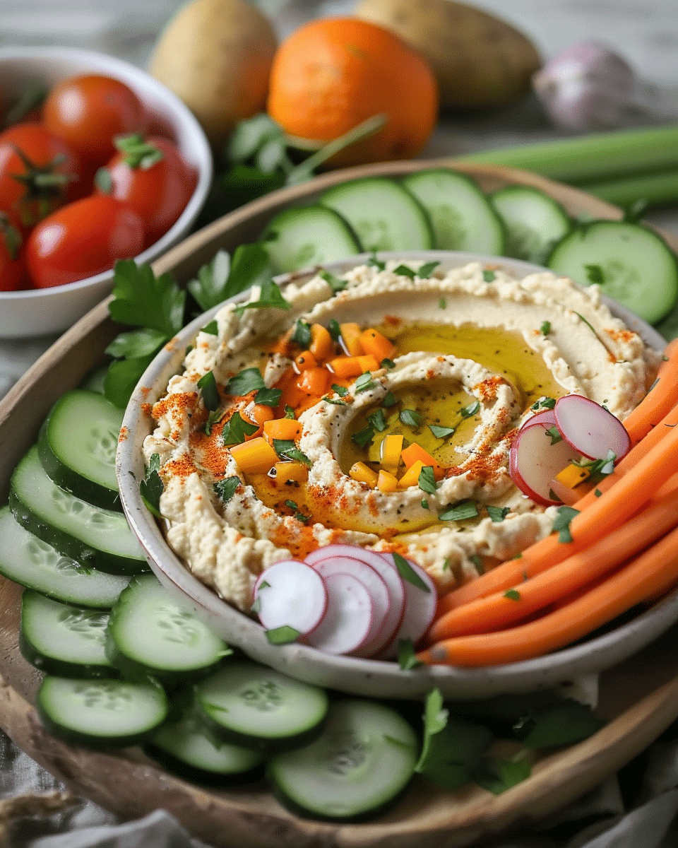 Hummus & Veggie Platter