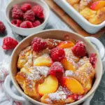 Raspberry Peach Baked French Toast Recipe