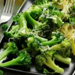 Steamed Broccoli with Parmesan