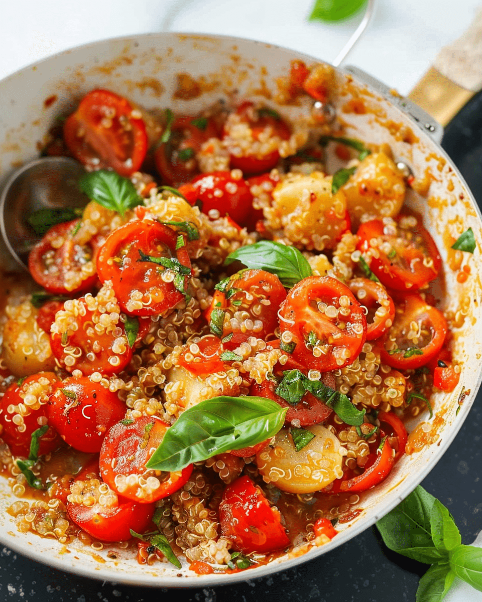 Tomato and Basil Quinoa