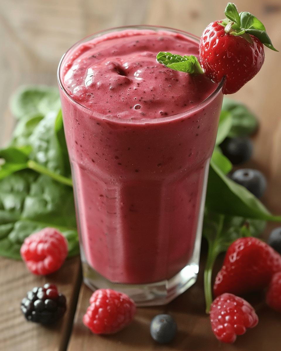 Berry Spinach Smoothie