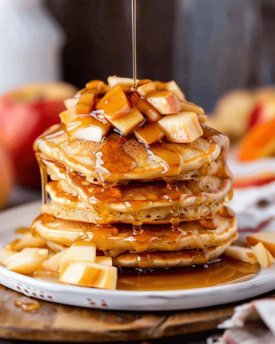 Caramel Apple Pancakes