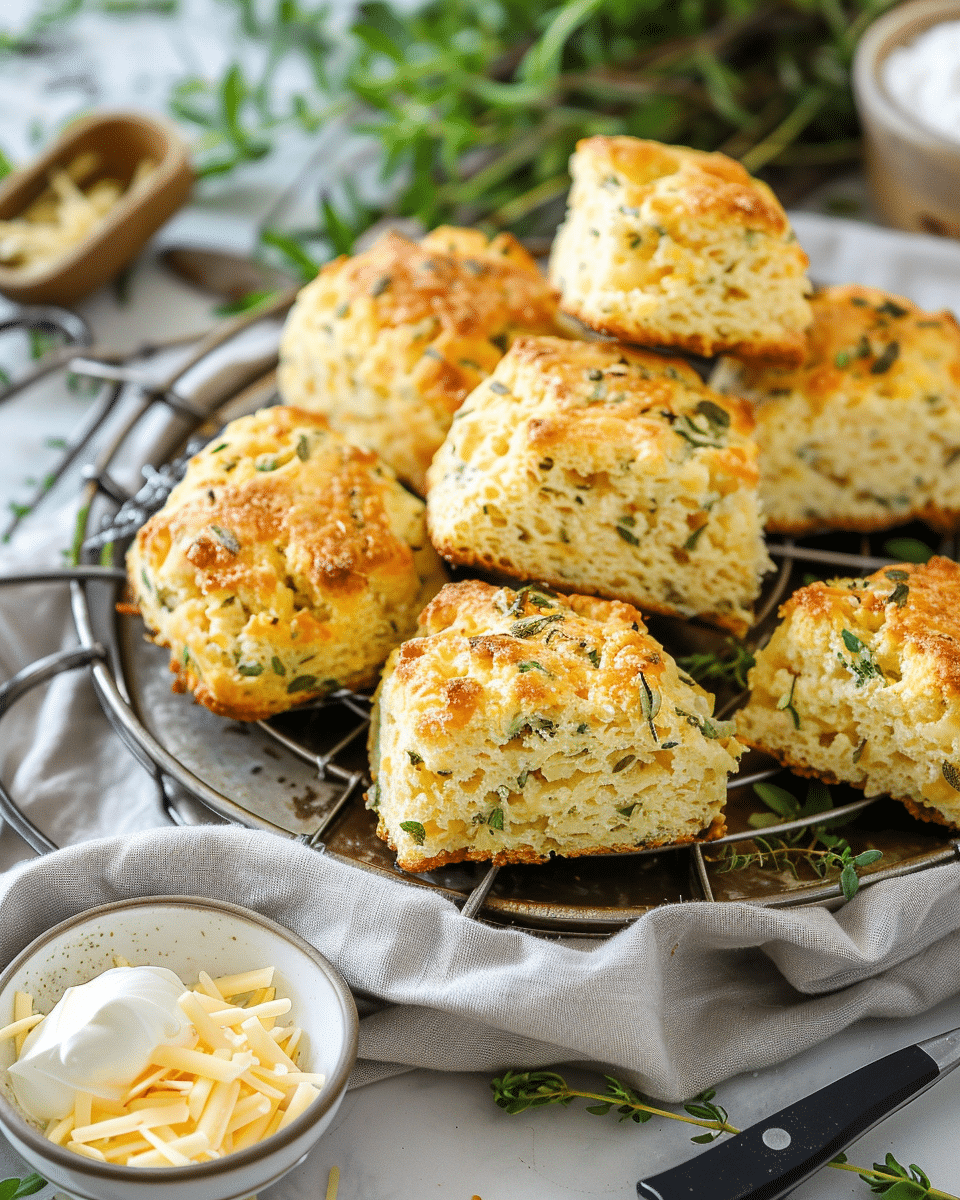 Cheddar & Herb Scones