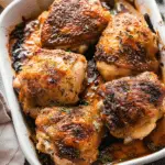 Crispy Baked Chicken Thighs