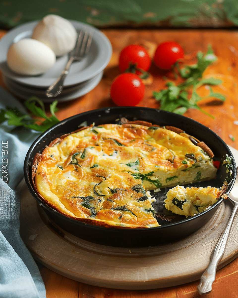 Goat’s Cheese Frittata